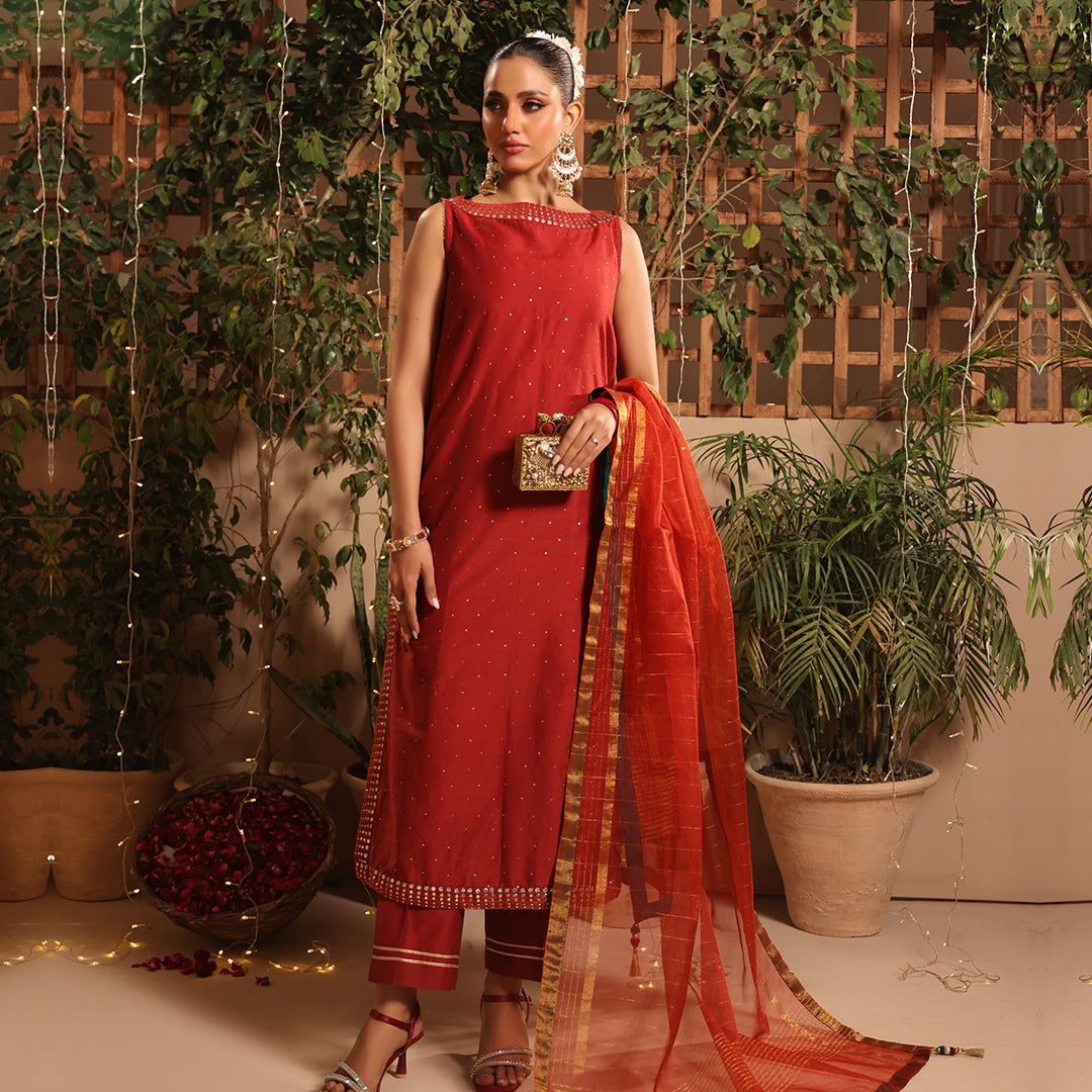 3 Pc Formal Stitched Suit - ZL25-C12-02