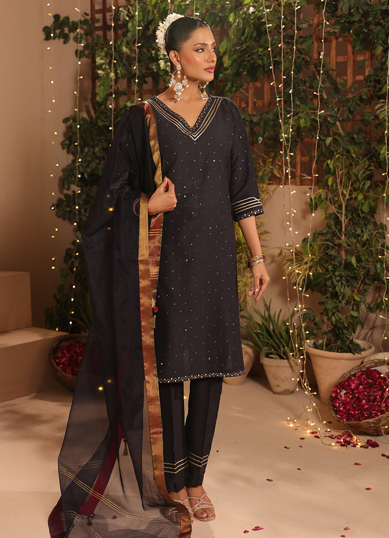 3 Pc Formal Stitched Suit