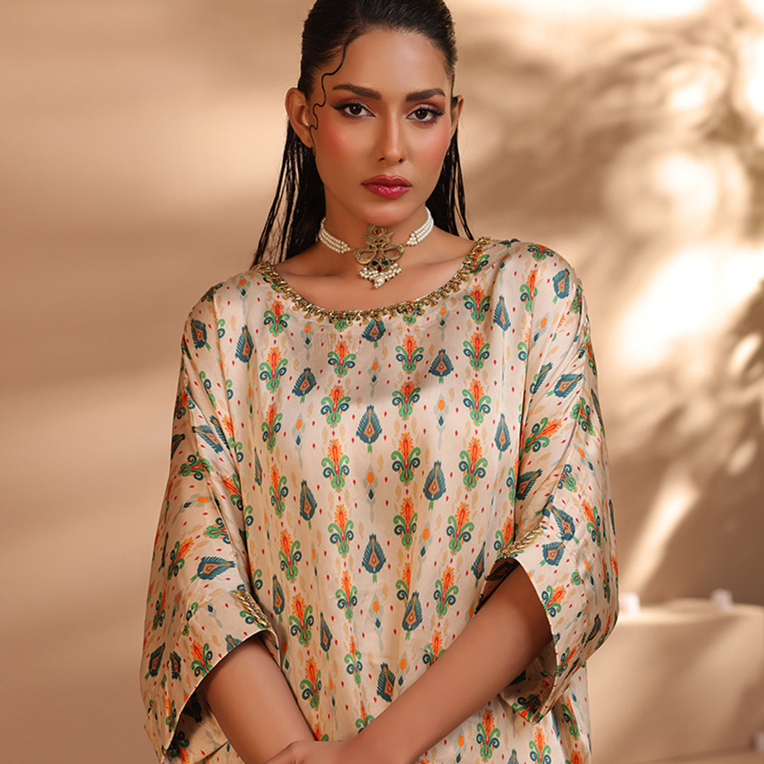 2 Pc Silk Formal Co-Ord Set - ZL25-C06-03