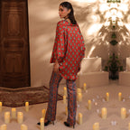 2 Pc Silk Formal Co-Ord Set - ZL25-C06-05