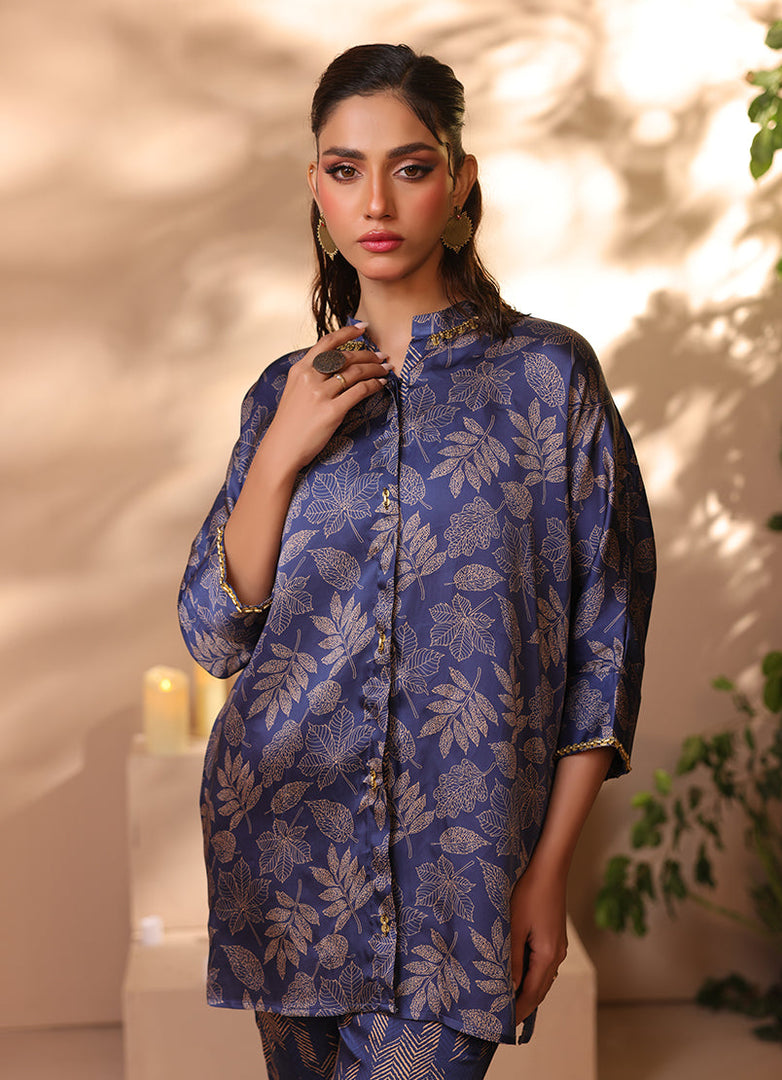 2 Pc Silk Formal Co-Ord Set