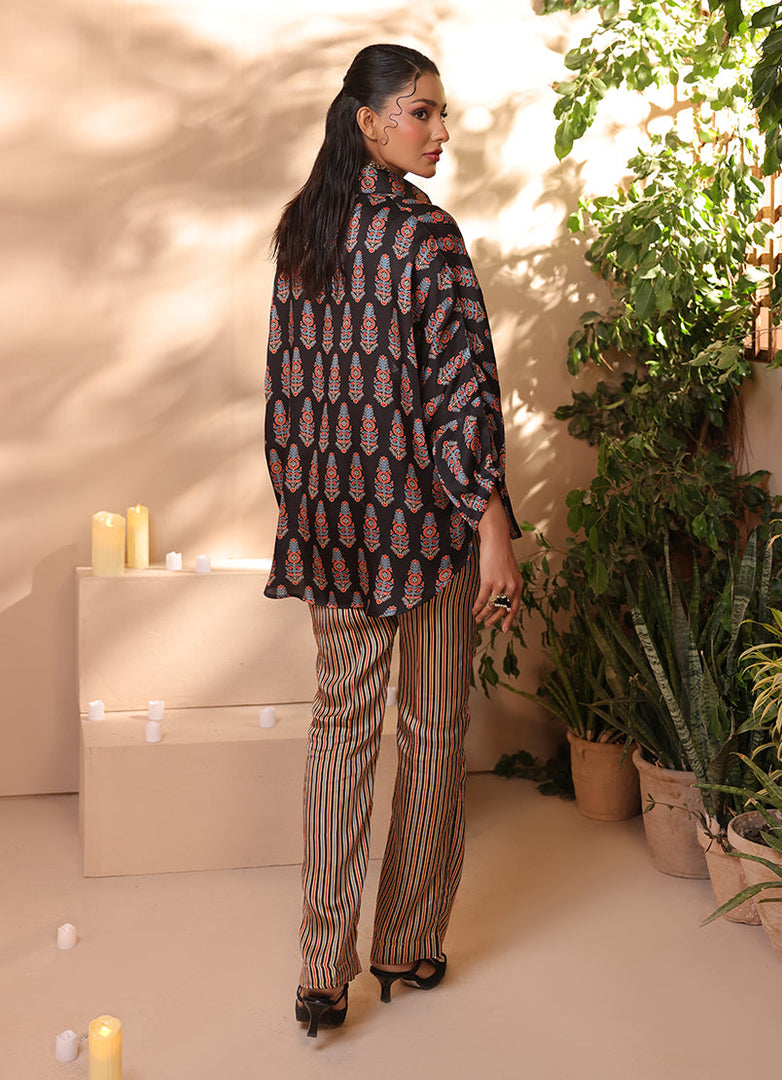 2 Pc Silk Formal Co-Ord Set