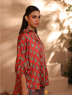 2 Pc Silk Formal Co-Ord Set - ZL25-C06-05
