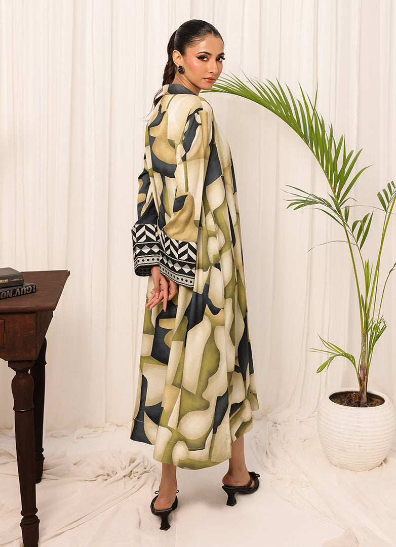 1 Pc Poly Silk Long Dress