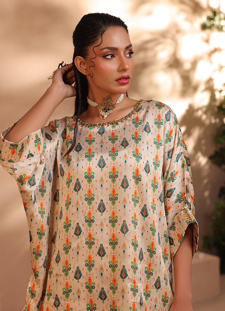 2 Pc Silk Formal Co-Ord Set