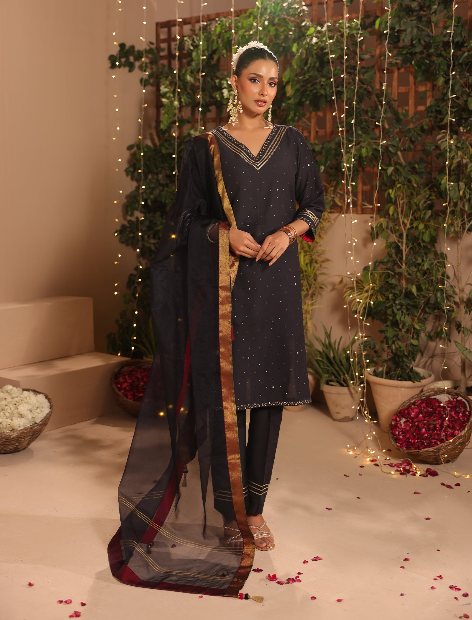 3 Pc Formal Stitched Suit - ZL25-C12-03 Main image