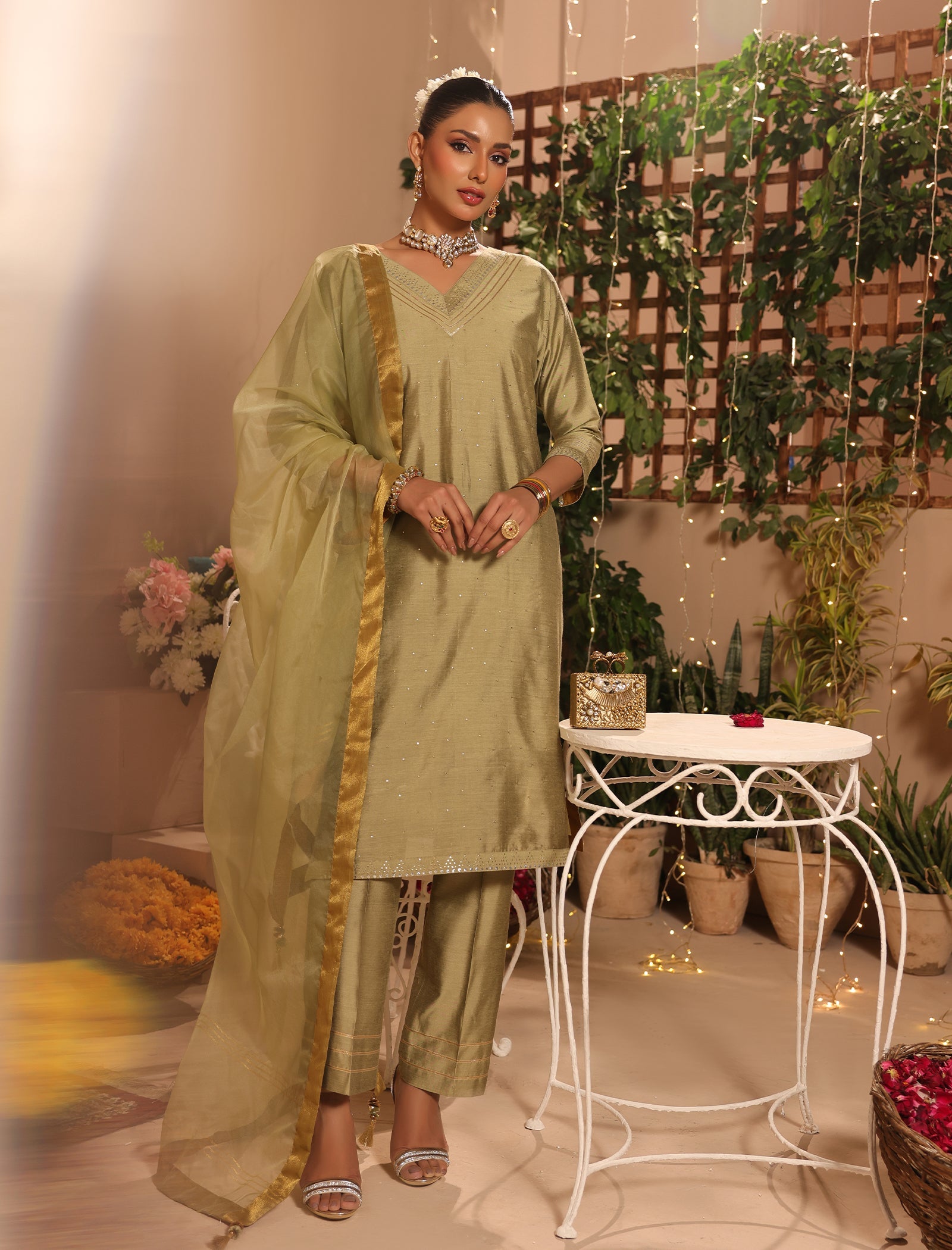 3 Pc Formal Stitched Suit - ZL25-C12-05 Main image