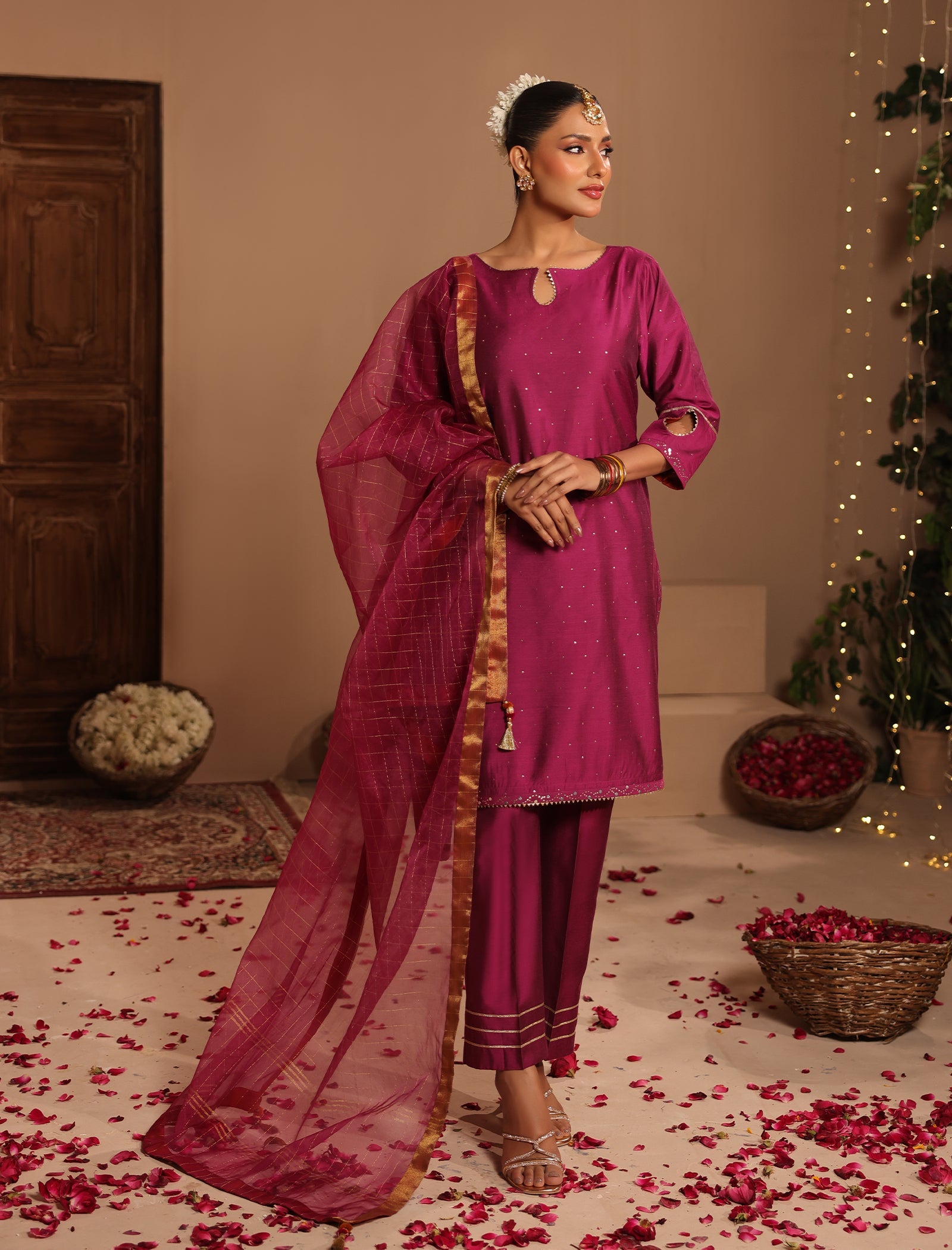 3 Pc Formal Stitched Suit - ZL25-C12-01 Main image