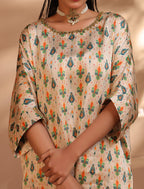 2 Pc Silk Formal Co-Ord Set - ZL25-C06-03