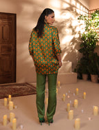 2 Pc Silk Formal Co-Ord Set - ZL25-C06-01
