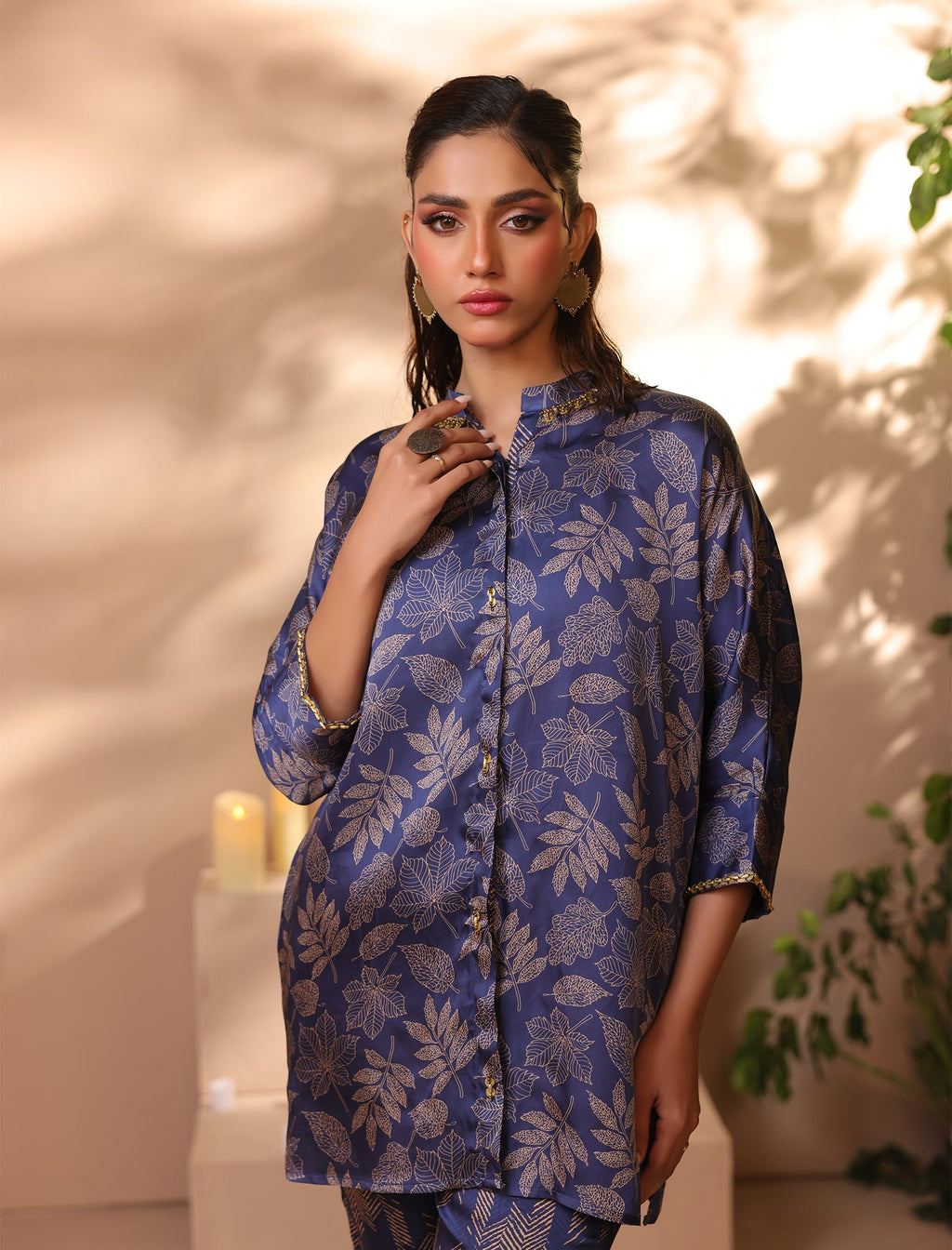 2 Pc Silk Formal Co-Ord Set -ZL25-C06-02