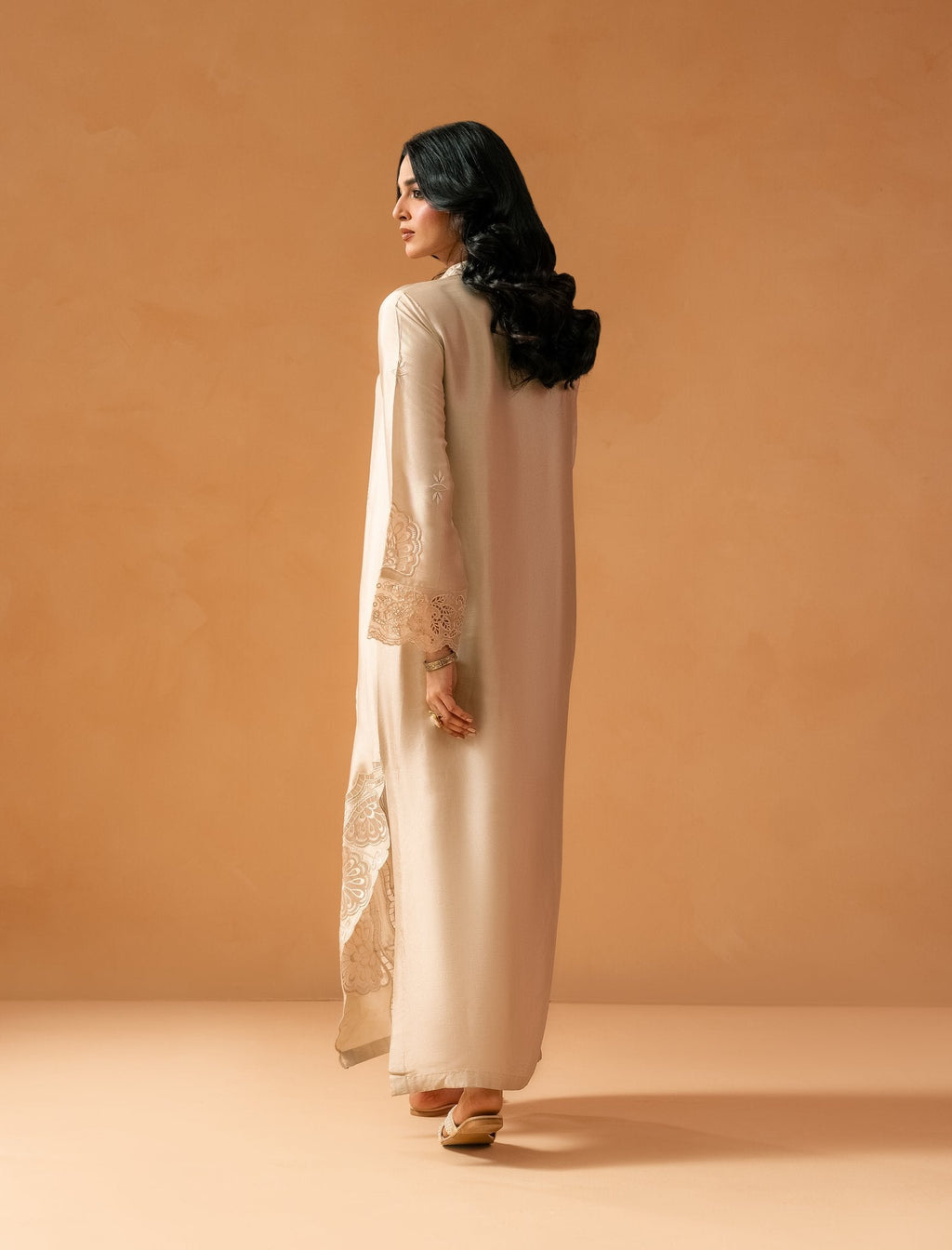 Ivory Kaftaan - back view
