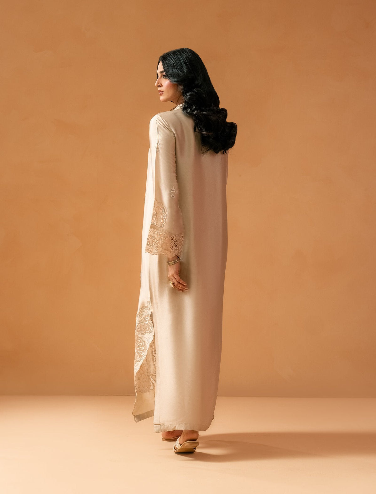 Ivory Kaftaan - back view