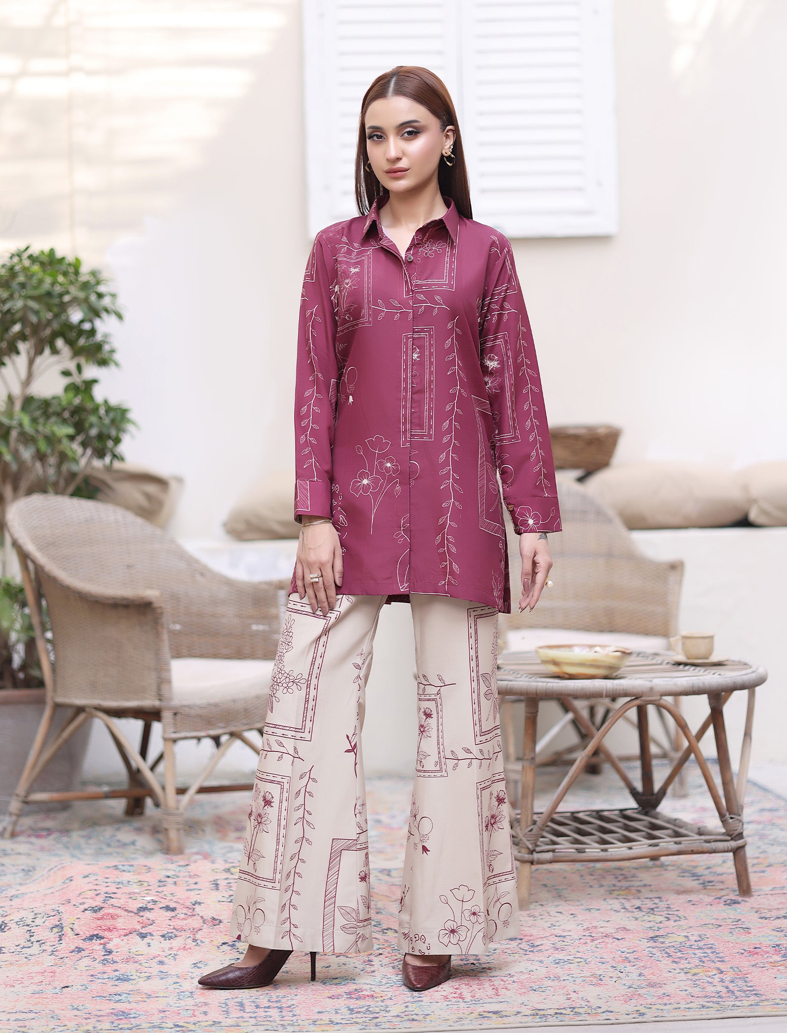 2Pc Casual Cords Set | ZL25-C25-07